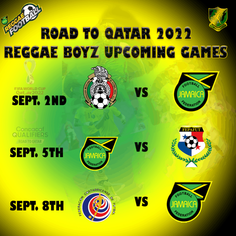 Reggae Boyz World Cup Qualifier ScheduleSeptember All Sports Jamaica