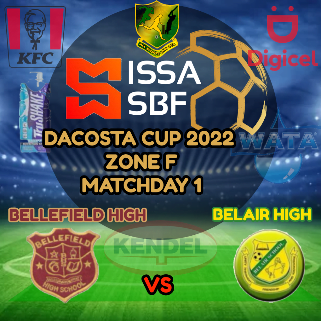 Bellefield High Vs Belair High Zone F DaCosta Cup 20222023 All