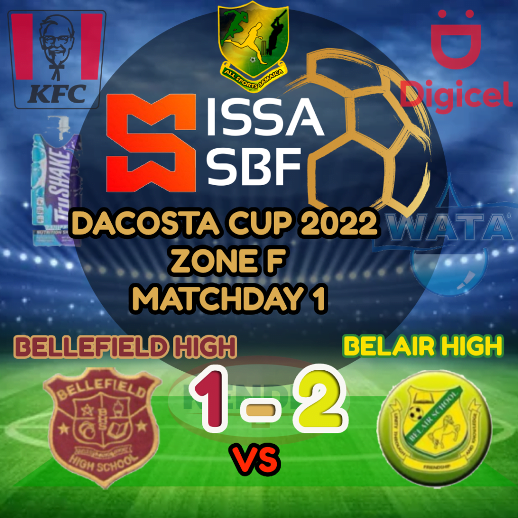 Bellefield High Vs Belair High Zone F DaCosta Cup 20222023 All