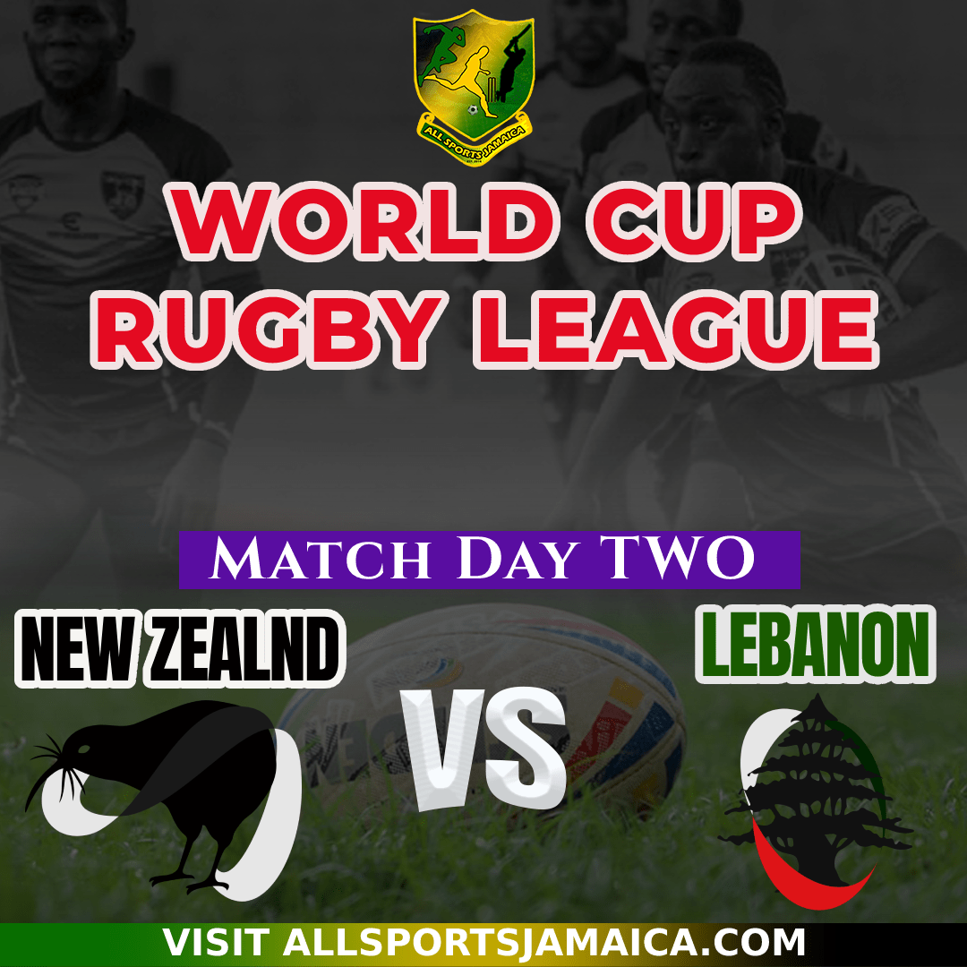 New Zealand Lebanon Rugby League World Cup England 2021 2022 2022 10 16 All Sports Jamaica