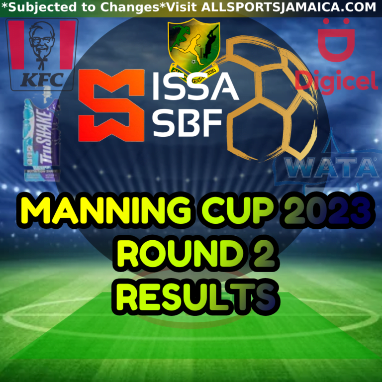 Manning Cup 2023 2024 Season Results Round 2 All Sports Jamaica