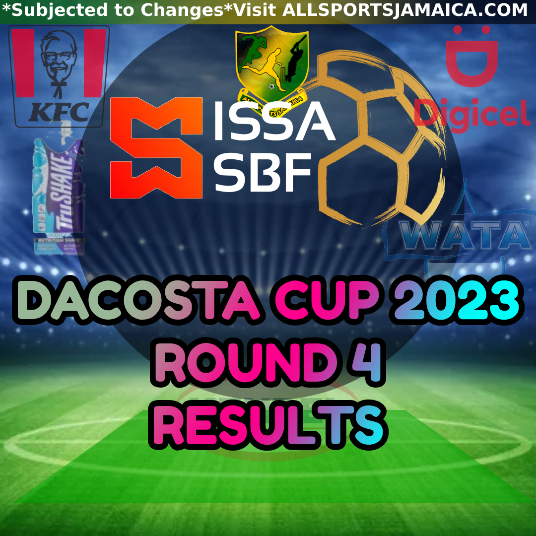 DaCosta Cup 2023 2024 Season Results Round 4 All Sports Jamaica